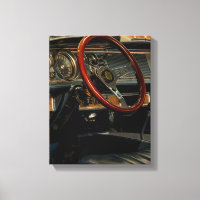 Old Muscle Classic Car Details Driver Drive