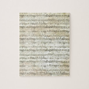 old music jigsaw puzzle