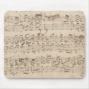 Old Music Notes - Bach Music Sheet Mouse Mat