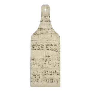 Old Music Notes - Chopin Music Sheet Cutting Board