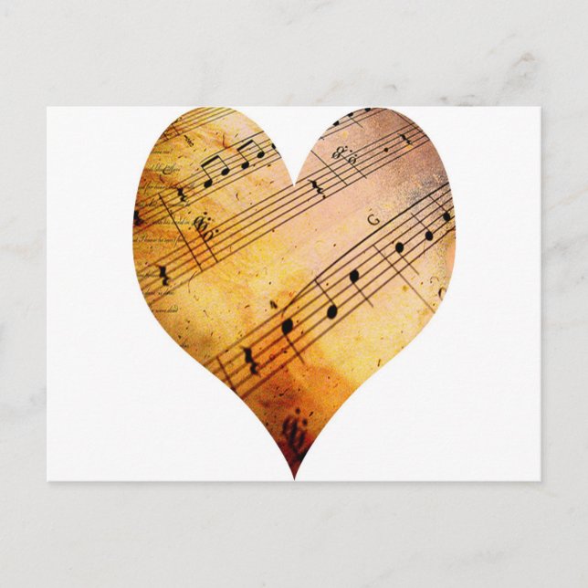 old music postcard (Front)