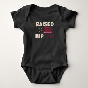 Old Music Rap Childhood Vintage Hip Hop Bass Baby Bodysuit
