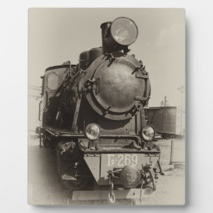 Old narrow-gauge steam engine Gr-269 Plaque