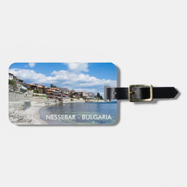 Old Nessebar. Bulgaria Luggage Tag (Front Horizontal)