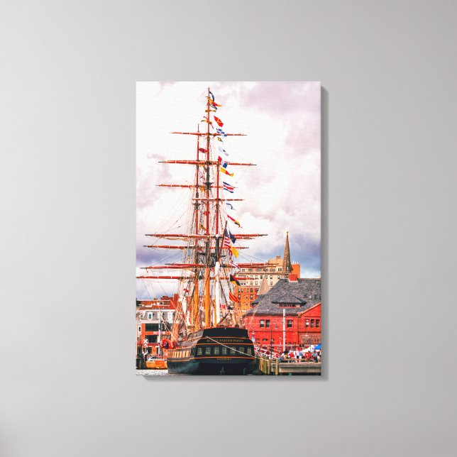 Old New England Canvas Print (Front)