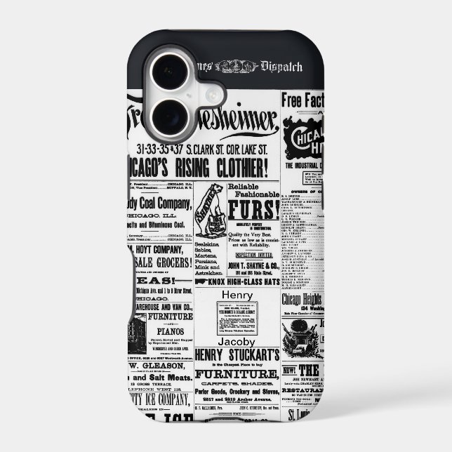 Old Newspaper Ads Times Dispatch (Back)