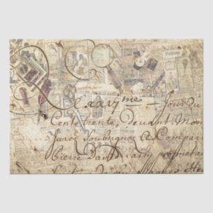 old newspaper (collection) Tissue Paper