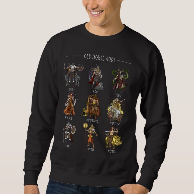 Old Norse Gods Sweatshirt (Front)