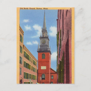 Old North Church, Boston, Massachusetts Postcard