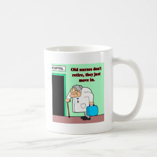 old nurses coffee mug