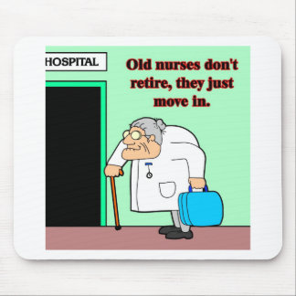 old nurses mouse mat