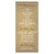 old oak tree rustic wedding programs