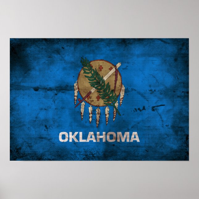 Old Oklahoma Flag; Poster (Front)