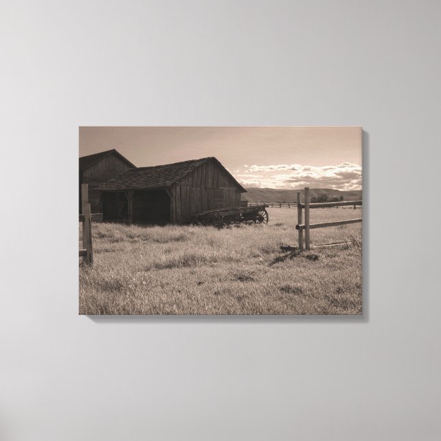 Old Olmstead farm Canvas Print (Front)