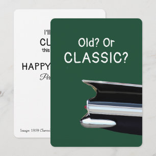 Old or a Classic Chevrolet Humourous Birthday Card