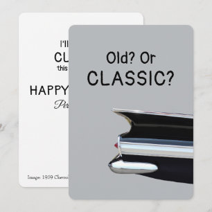 Old or a Classic Chevrolet Humourous Birthday Card