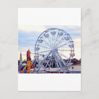Old Orchard Beach Ferris Wheel New England Postcard