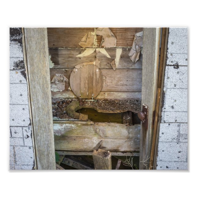 Old Outhouse - Photography Print (Front)