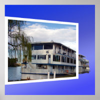 Old Paddle Steamer Popout Art,