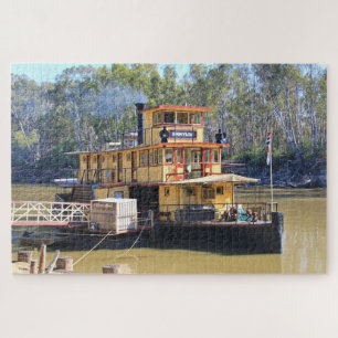 Old paddlesteamer, Echuca, Australia Jigsaw Puzzle