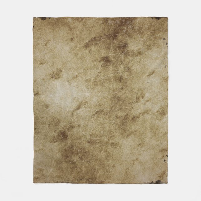 Old page paper vintage antique fleece blanket (Front)