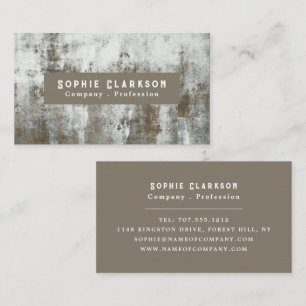 Old Paint Effect, Rustic Business Card