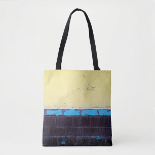 Old painted damaged concrete wall. Texture. Abstra Tote Bag