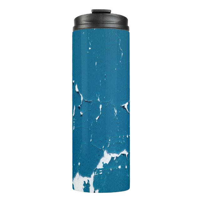 Old painted wall texture as grunge backgroundabstr thermal tumbler (Front)