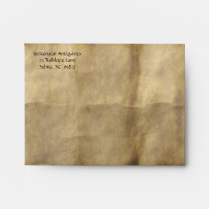 Old Paper A2 Notecard Envelope