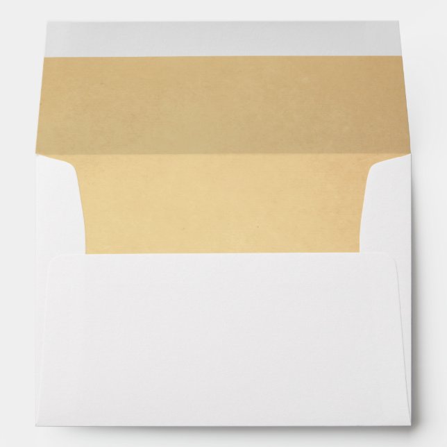 Old Paper Background of a yellowish Colour Envelope (Back (Bottom))