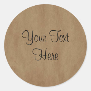 Old Paper Custom Sticker