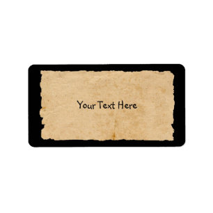 Old Paper On Black  Label