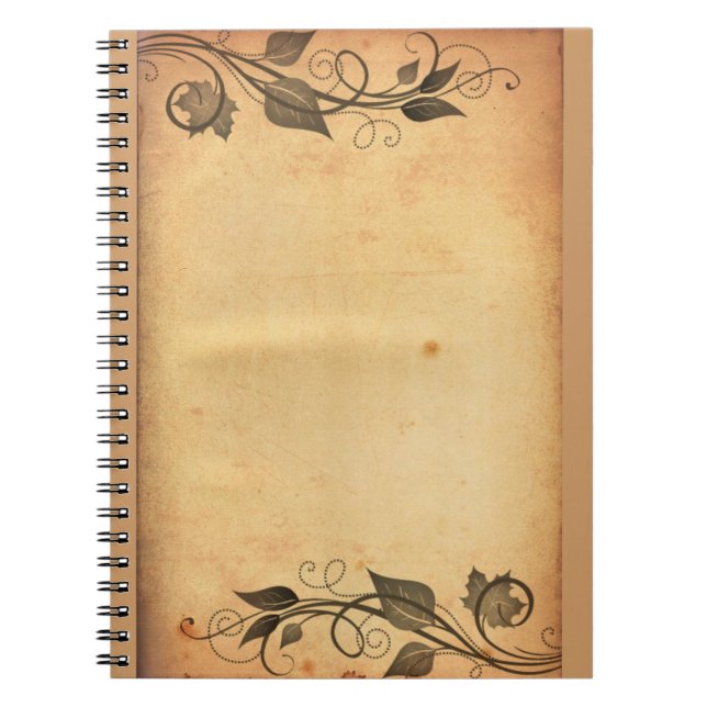 Old paper vintage Notebook (Front)