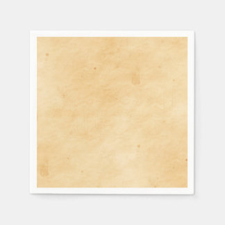 Old Parchment Background Stained Mottled Look Napkin