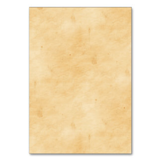 Old Parchment Background Stained Mottled Look Table Number