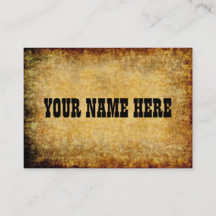 Old Parchment ~ Business Card