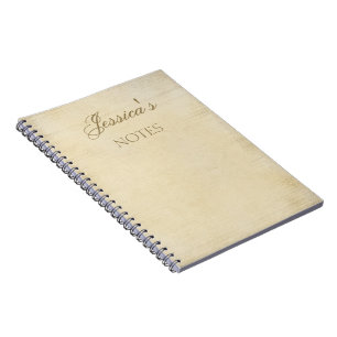 Old Parchment Personalised Notebook