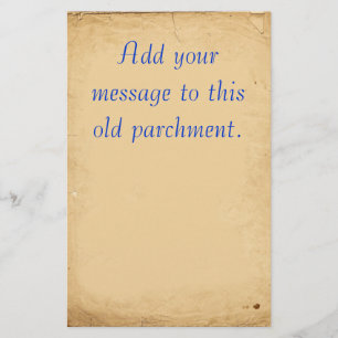 Old Parchment Stationery
