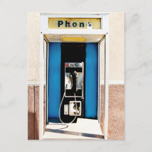 Old Payphone Postcard