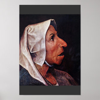 Old Peasant Woman By Bruegel D. Ä. Pieter Poster