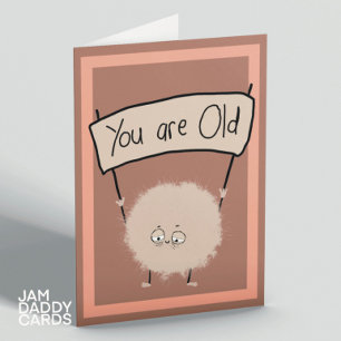 Old Person Birthday Card