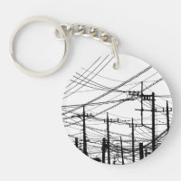 Old Phone and Power Lines