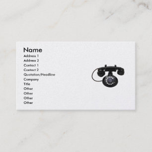 Old Phone Profile Card