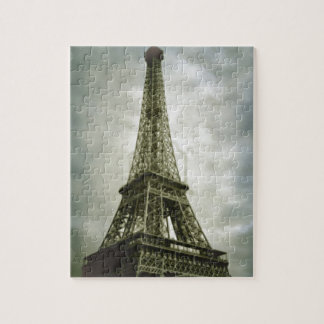 Old Photo Effect Eiffel Tower Paris Jigsaw Puzzle