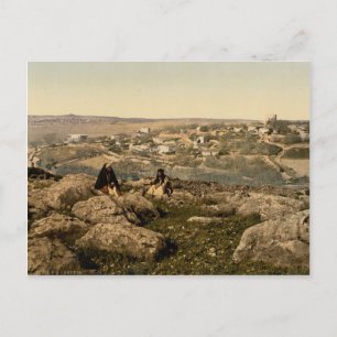 Old photo of biblical Bethel Postcard