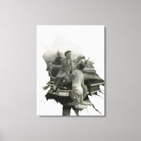 Old Photo Splatter Art