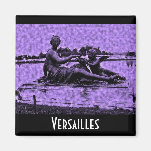 Old Photo Versailles Fountain Magnet