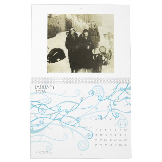 OLD PHOTOGRAPHS calendar (Jan 2026)