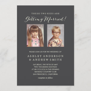 Old Photos Wedding Invitation