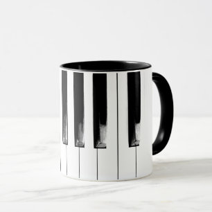 Old Piano Keys Mug